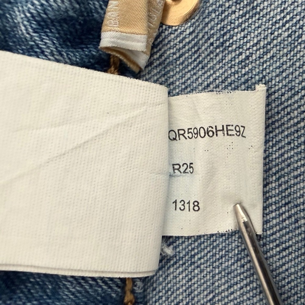 Michael Kors Womens Light Wash Button Fly Flare Jeans High Rise Size 8 - Picture 11 of 14